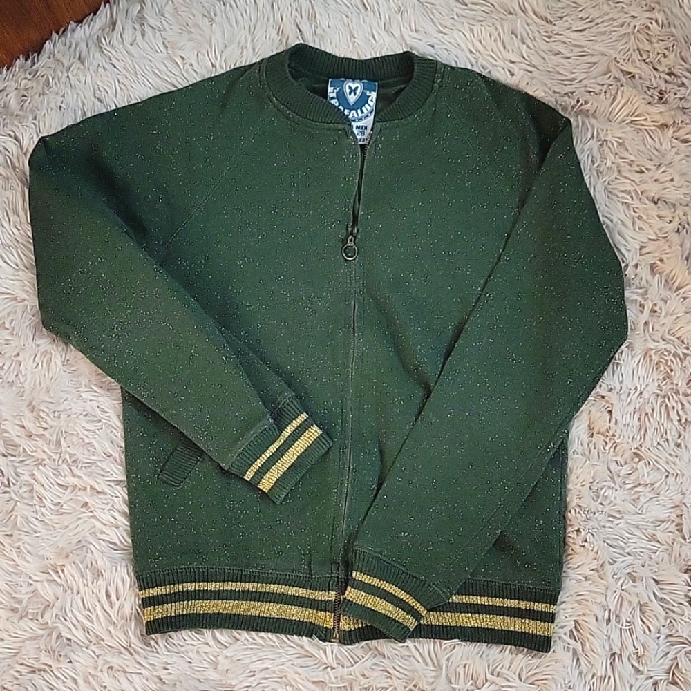 Zara sparkle bomber